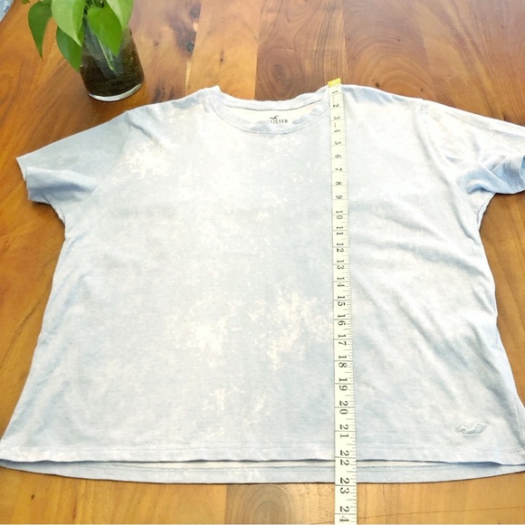 Hollister Pastel Blue Casual Relaxed Fit Short Sleeves T Shirt Tee. Large. - Picture 7 of 13